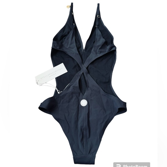 Stella McCartney**Black Sexy Monokini Swimsuit***Small $418 - Picture 3 of 3